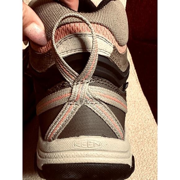Keen Brown & Pink Waterproof Hiking Boots - Women's Size 8.5 - Picture 7 of 13